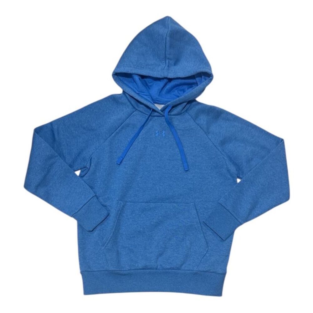 Under Armour Women's UA Rival Brushed Fleece Pullover Hoodie - Blue